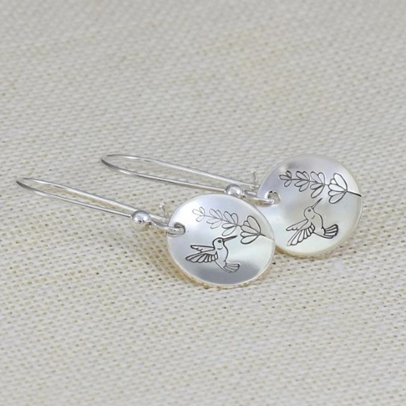 Birdie Silver Earrings
