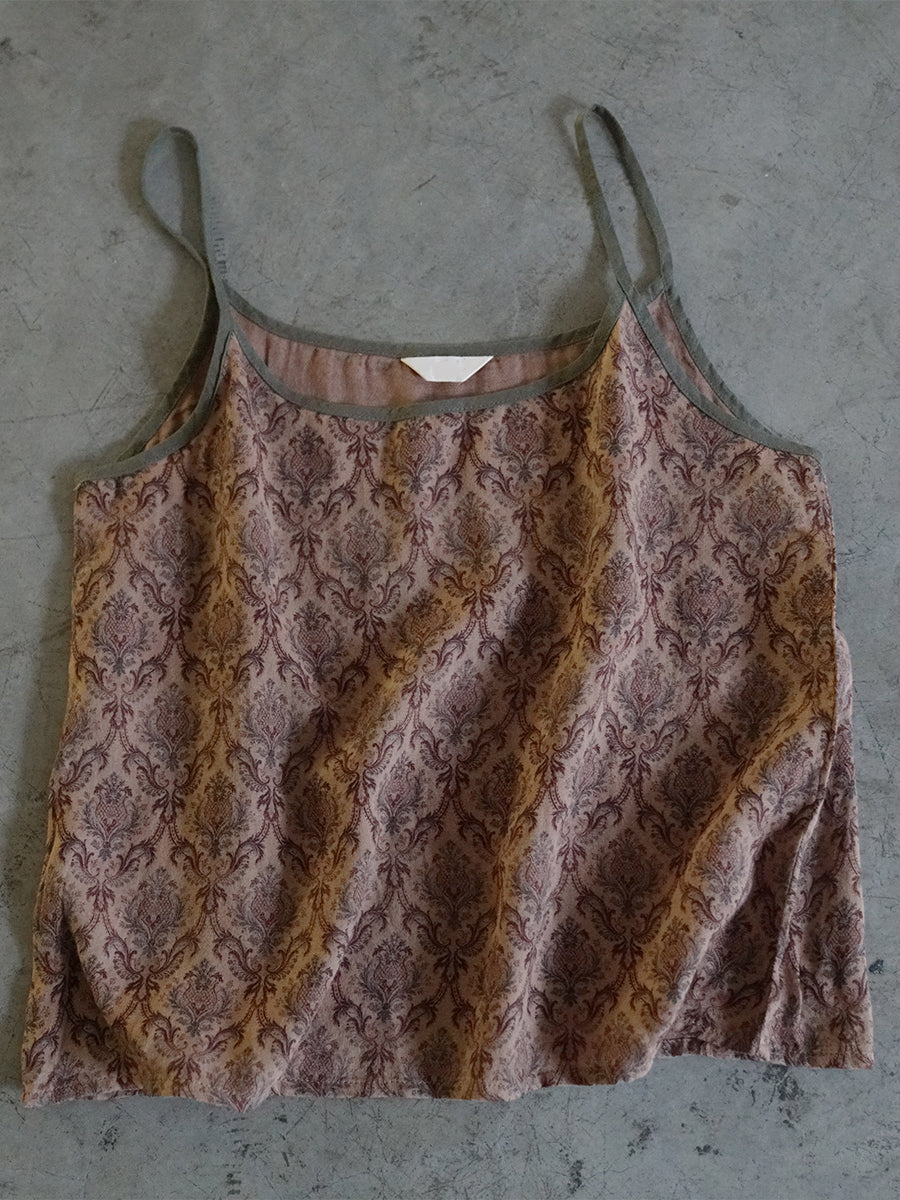 Summer Print Linen Vest