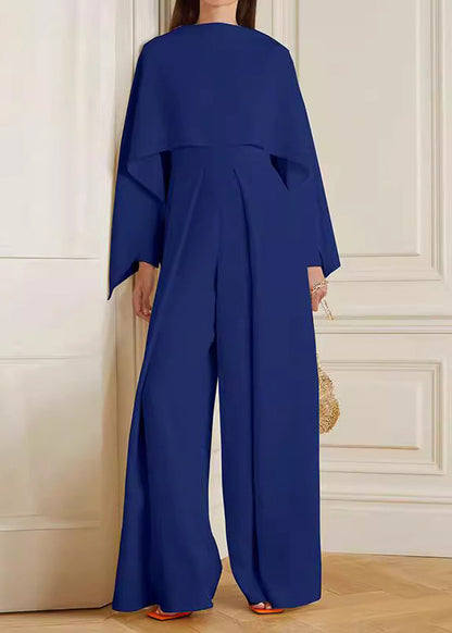 White Zippered Patchwork Cotton Jumpsuit Spring