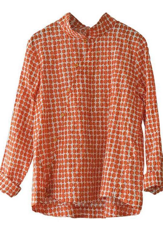 100% Cotton Spring Dots Shirt