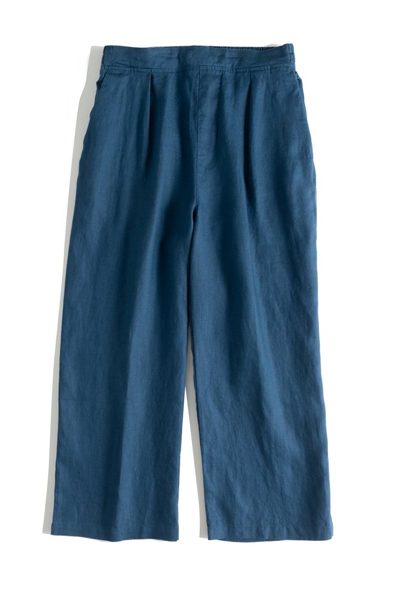 Loose Linen Pants Drawing Summer Trousers
