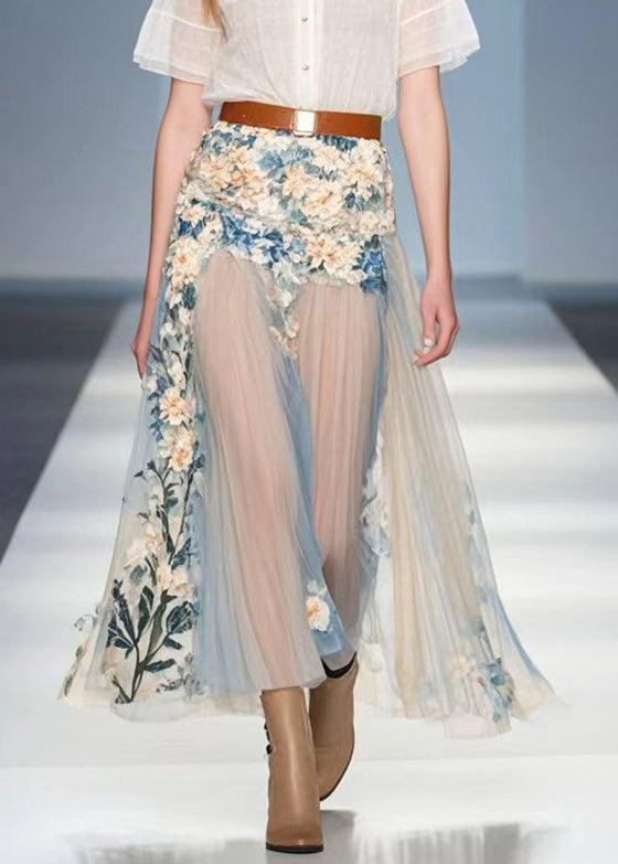 Original Design Silk Pleated Skirt Summer