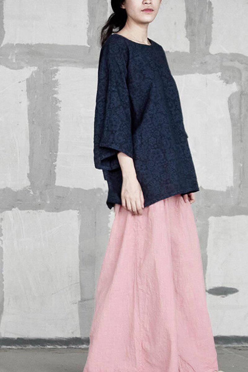 Original Designer Loose Long Cotton Linen Pants Outfits