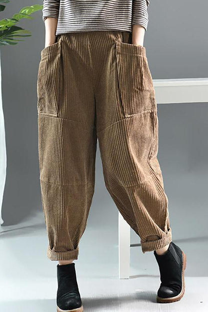 Limited Stock- Spring Retro Corduroy Pants
