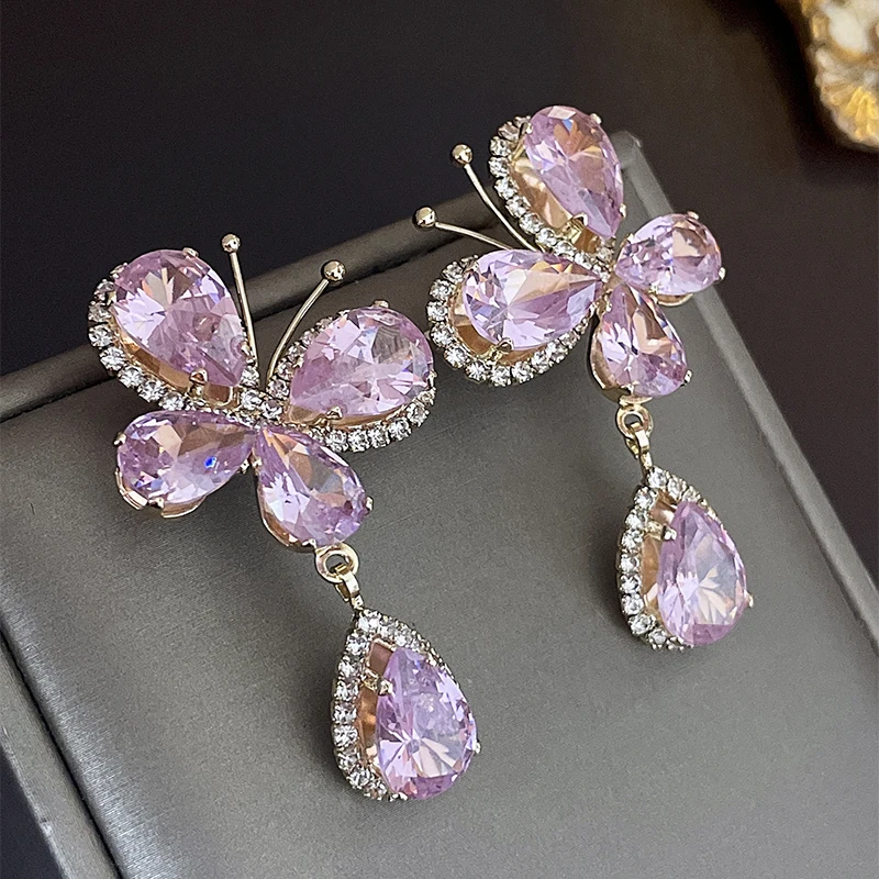 Pink Daisy Dangling Earrings