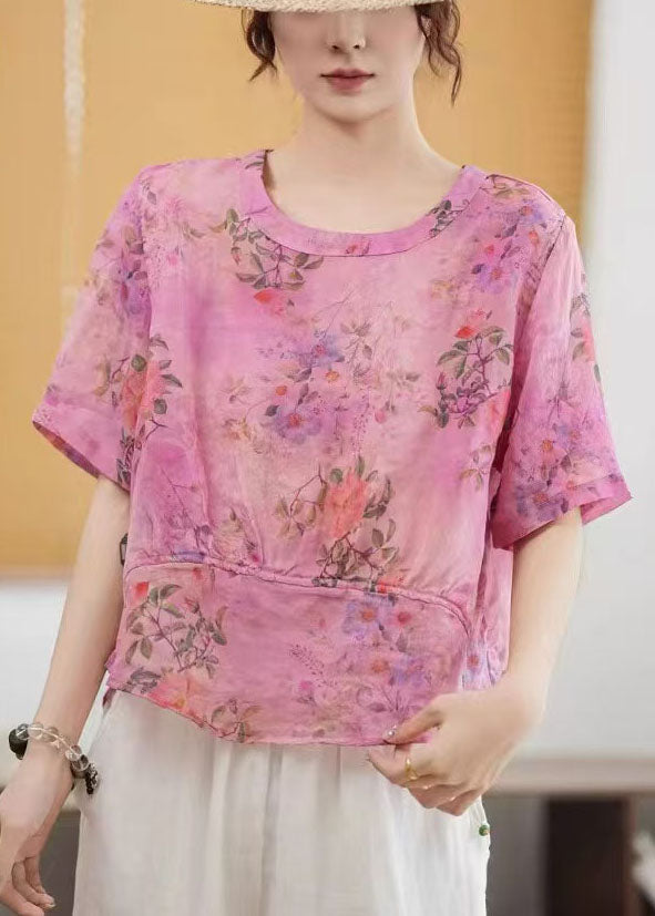 Oversized Patchwork Linen Shirts Summer