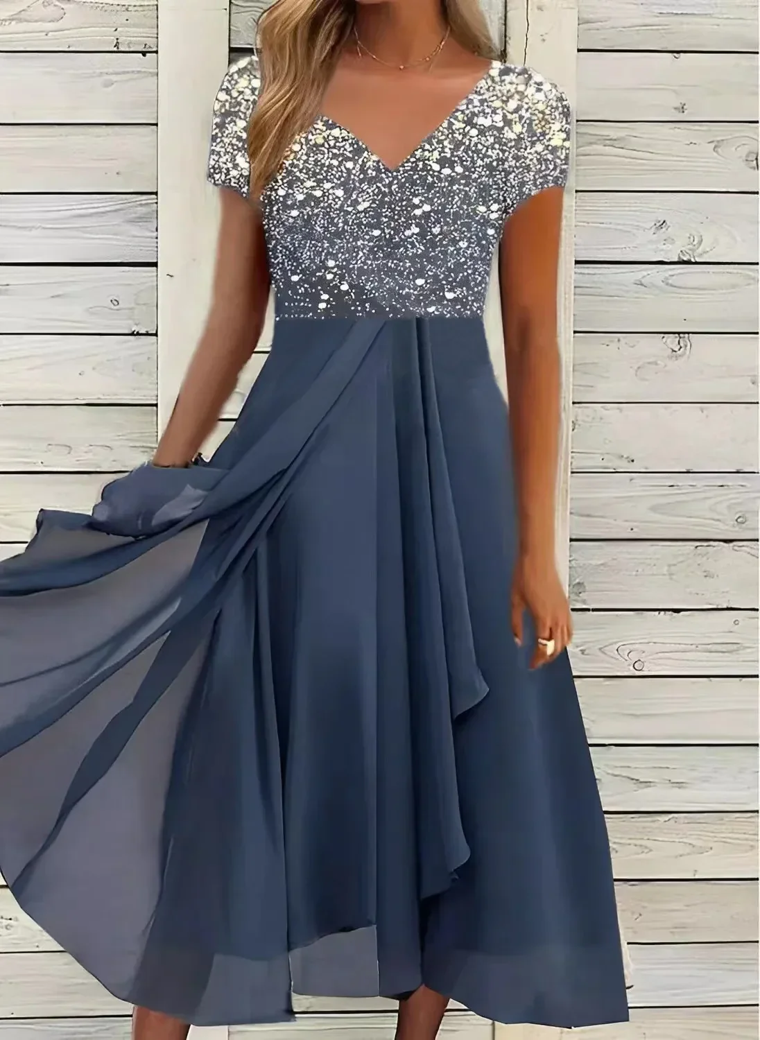 Silber blau