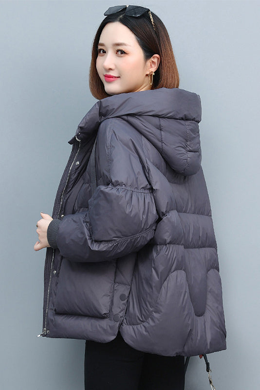 - Winter New Loose Cotton Down Jacket