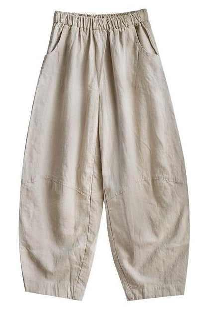 Summer Loose Cotton Linen Pants Trousers