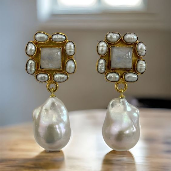 Barroque Pearl Earrings