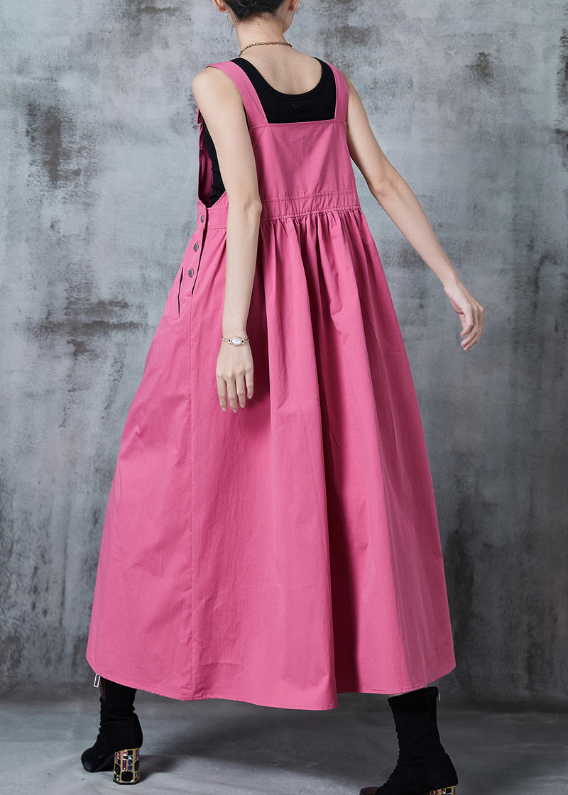 Rose Oversized Exra Large Hem Cotton Holiday Dress Fall