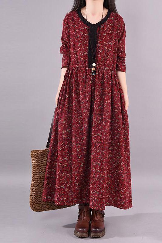 Limited Stock- Spring Autumn V-neck Dress