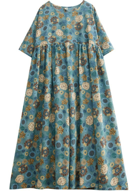 Swing Loose Cotton Printed Dress