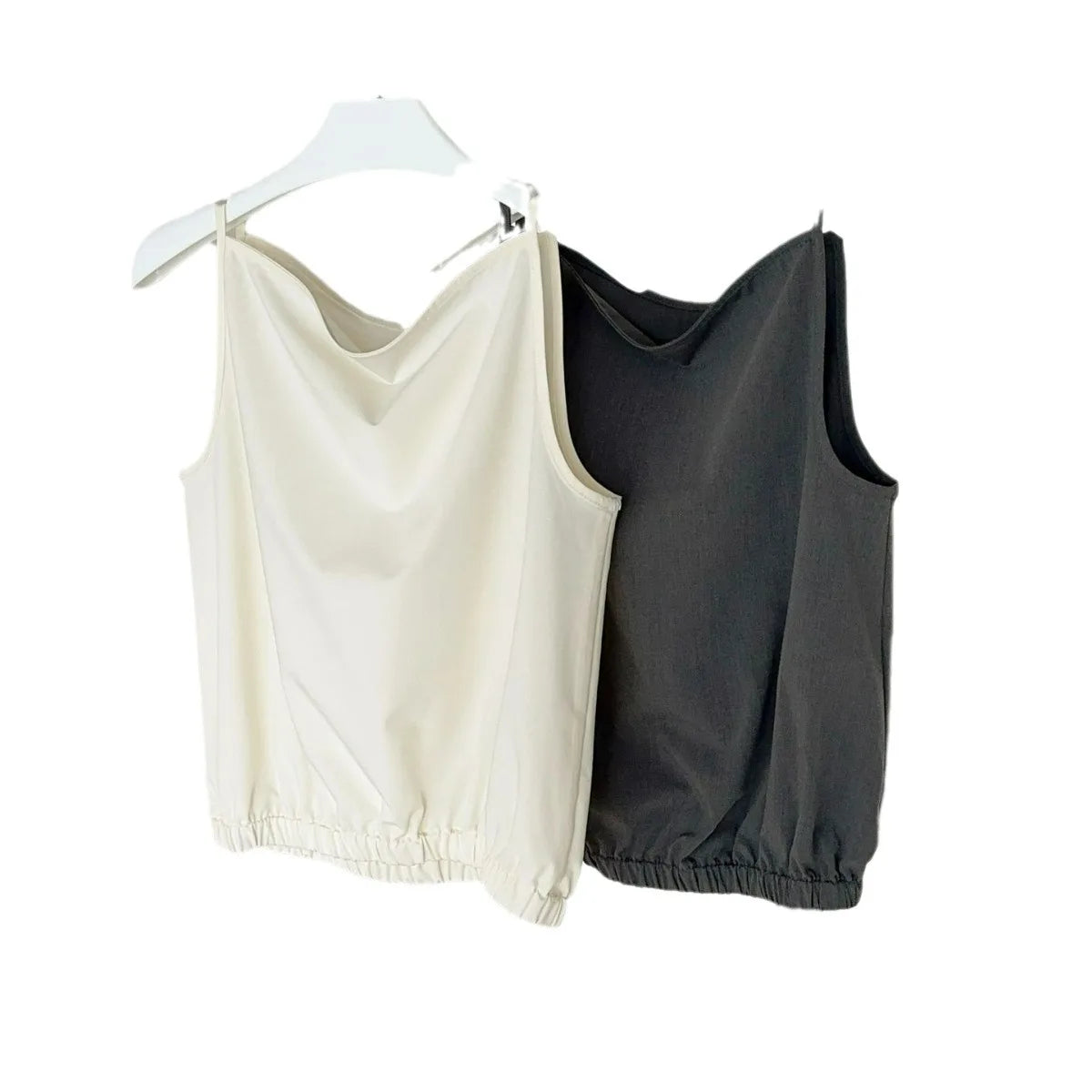 Summer One Line Neck Suspended Tank Cool and Comfortable Top