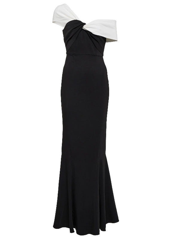 New Black Slash Neck Off Shoulder Slim Fit Dress Summer
