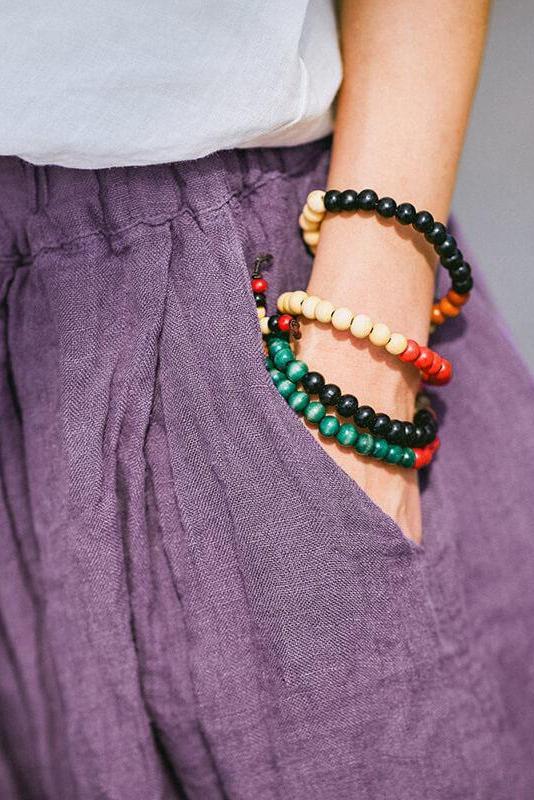 Limited Stock- 100% Linen Pure Color Skirt
