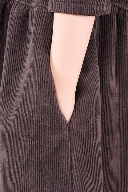 Limited Stock- Winter Thicken Warm Corduroy Dress