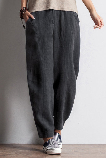 Pencil Pants Linen Trousers