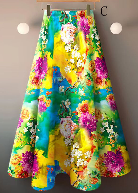 And Versatile High Waisted Ice Silk Skirt for Summer