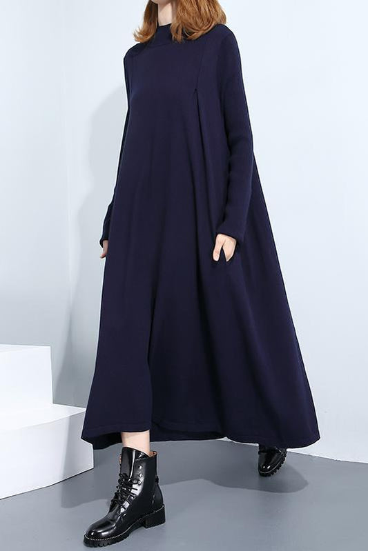 -loose Knitted Maxi Dress