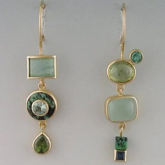 Classic Green Earrings