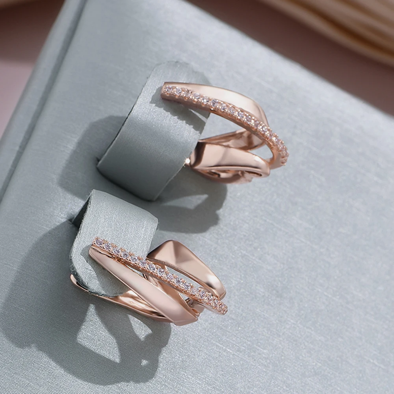 Gold Bright Irregular Earrings