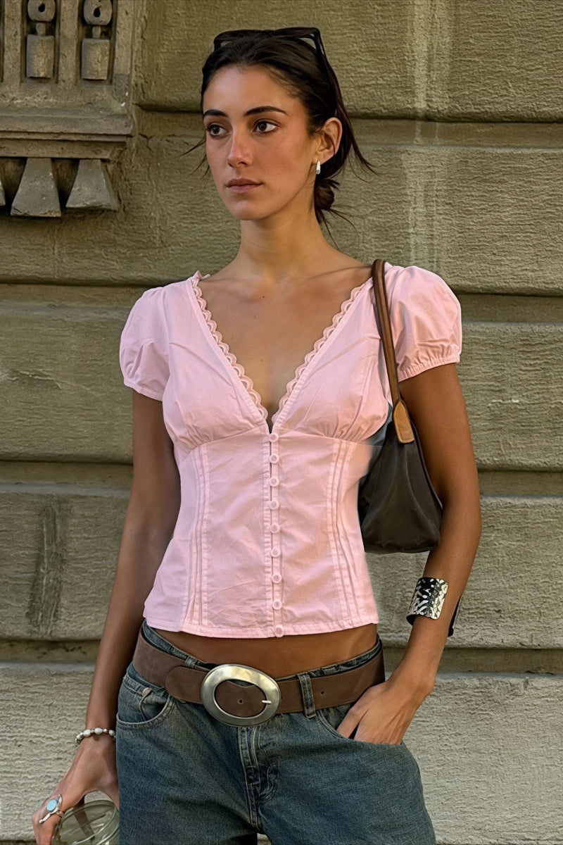 Timeless Vintage Style Blouse