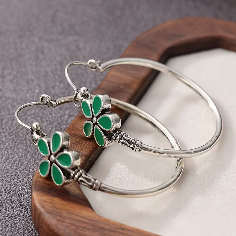 Blossom Grace Hoop Earrings