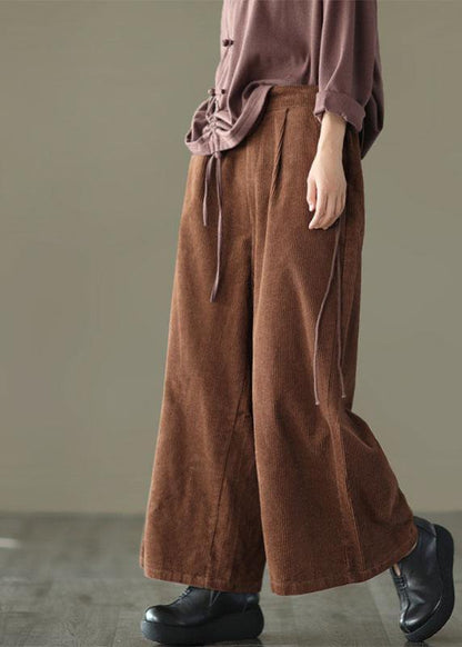 Stylish Purple High Waist Wide Leg Pants
