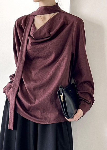 Handmade Red Patchwork Top Spring