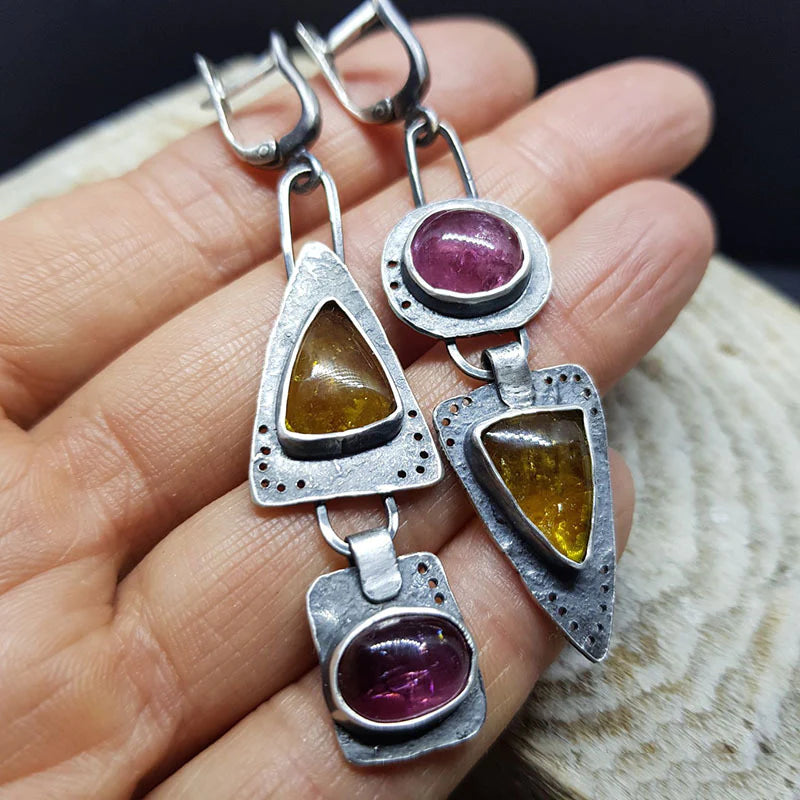Triangular Geometric Earrings