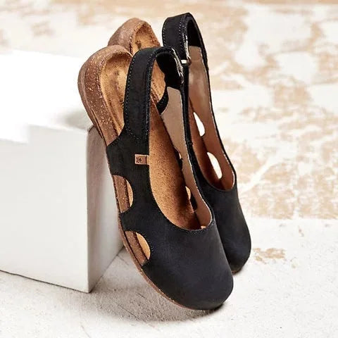 Classic Orthopedic Flats with Timeless Style