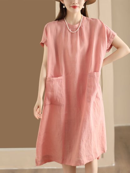 Summer Cotton Linen Dress