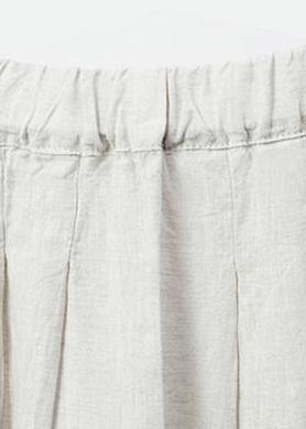 Organic Linen Skirt Boutique Linen A-line Skirt