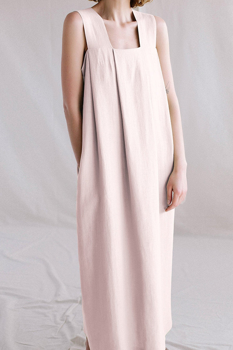 Cotton Linen Tank Dress