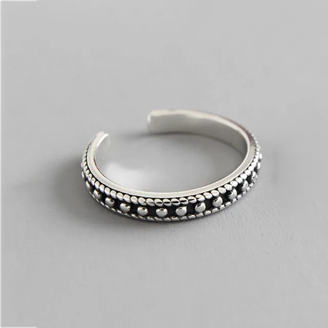 Silver Beads Ring