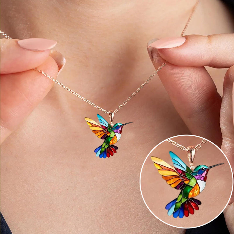 Hummingbird Necklace With Bonus Earrings – Limited Time Offer