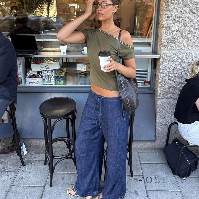 A Vintage Style Pants with Delicate Timeless Details