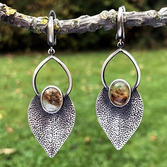 Aretes Cristal Natura Vintage