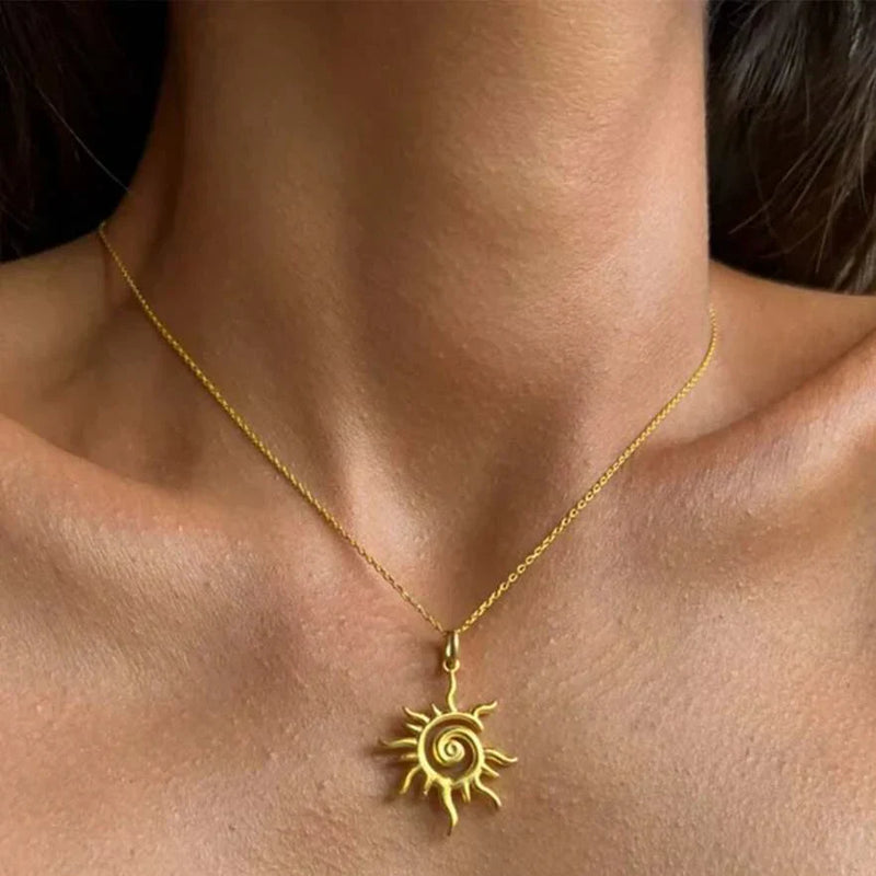 Golden Sun Necklace