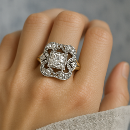 Zirconia Gold Ring