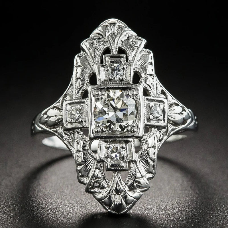Zirconia Silver Ring