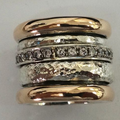 Layered Thick Gold Ring