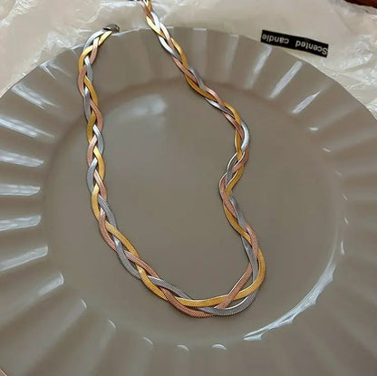 Necklace Made of Gold and Silver