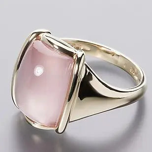 Square-cut Rose Gold Ring