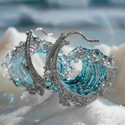 Ocean’s Wave Earrings