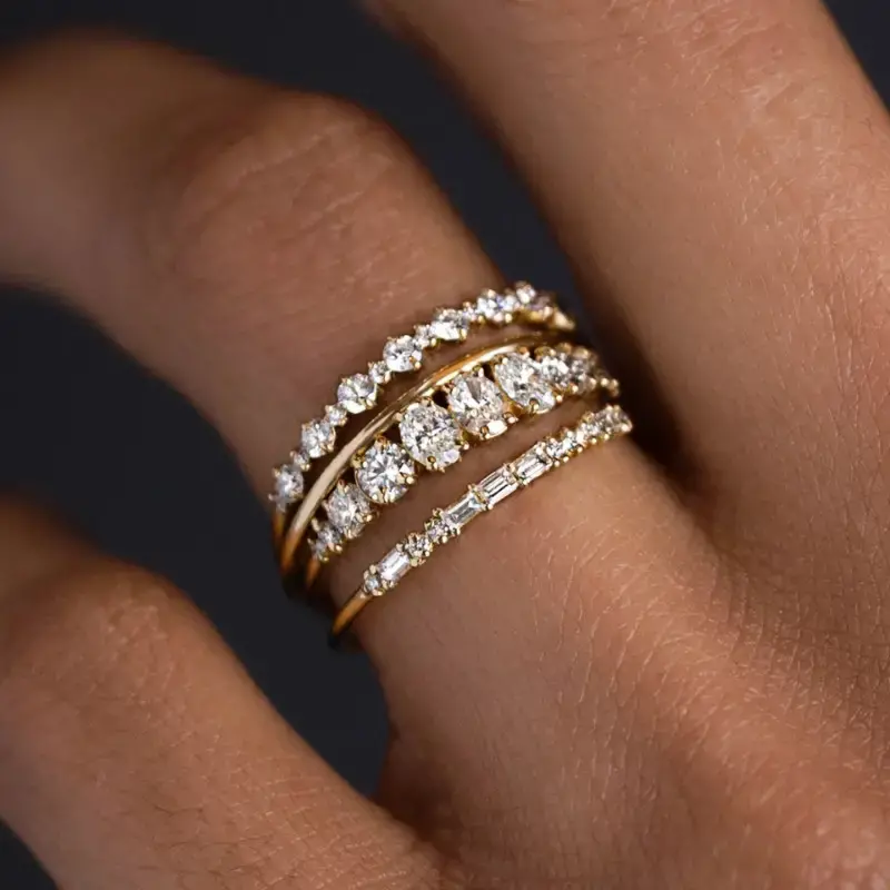 Zirconia Ring Set