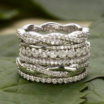 Layered Zirconia Ring
