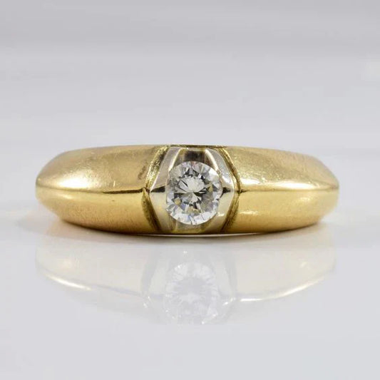 Anillo Cristal Oro Vintage