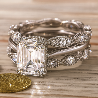 Silver Bright Layer Ring